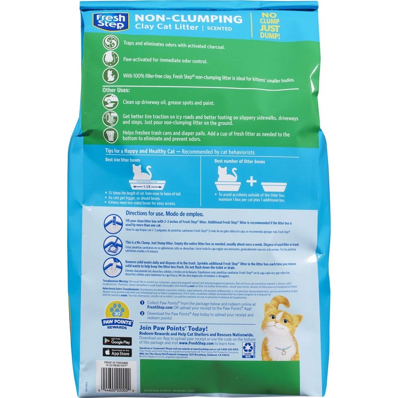 Fresh Step Non Clumping Cat Litter With Febreze Freshness, With 7-Day Odor Control, 14 lb. Bag - Image 2